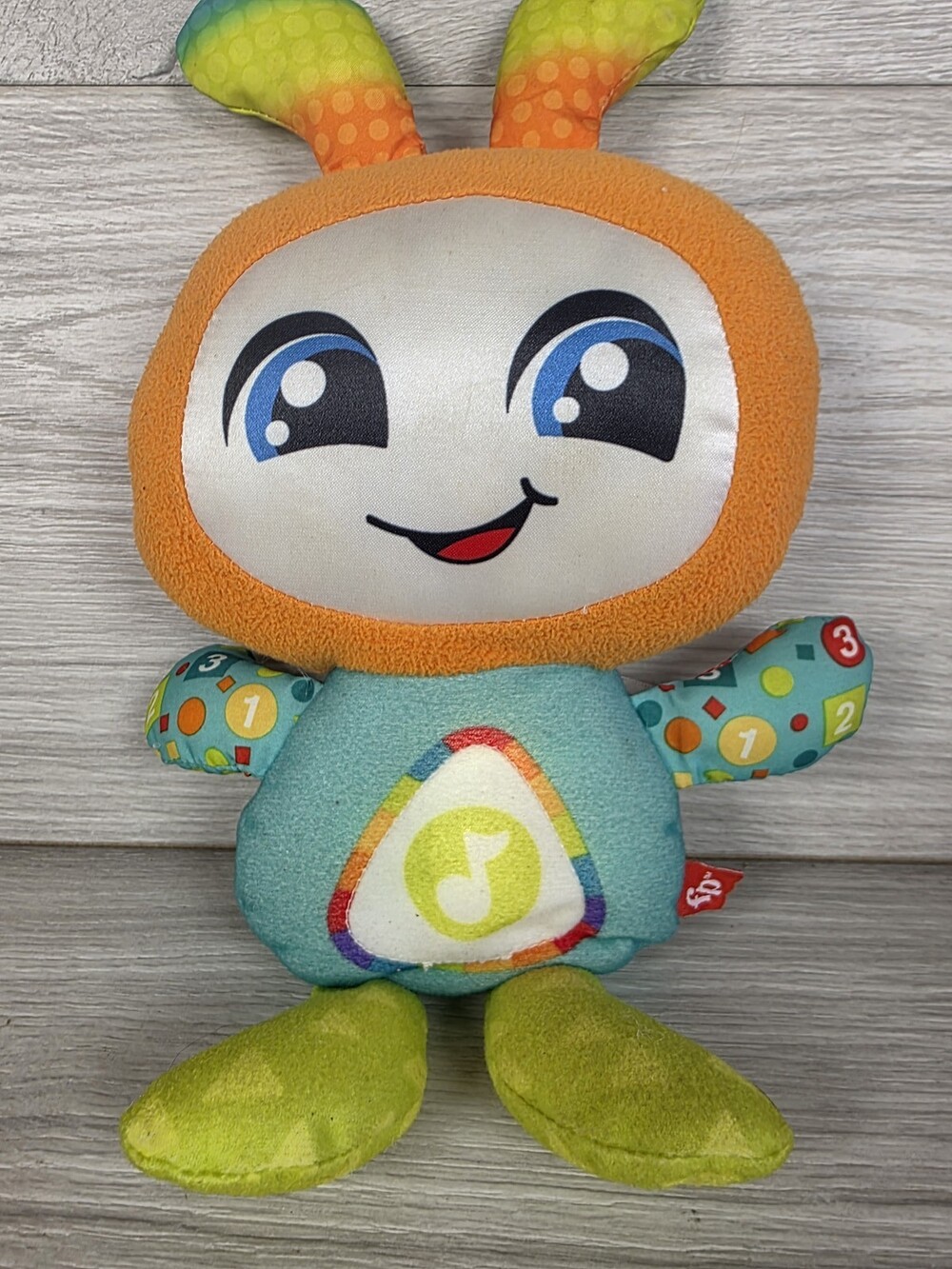 Fisher-Price DJ Grrovin' Plush 12" Fisher-Price Educational WORKS SU26